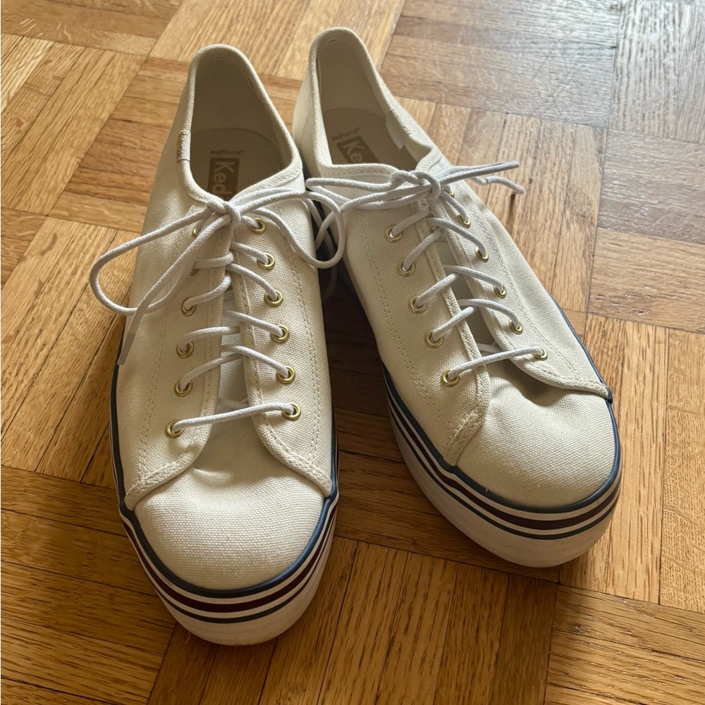 Keds White Canvas Sneakers